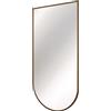 - Specchio con cornice 50x100 cm bronzo spazzolato