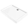 Piatto doccia acrilico rettangolare Idrostile Genio 120x80 cm bianco