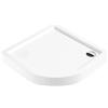 - Piatto doccia acrilico semicircolare Idrostile Genio 80x80 cm bianco