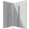 Cabina doccia quadrata Coliseo Idrostile vetro 8 mm 900x2000 mm cromo