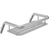 Portaoggetti doccia Idrostile 276x89 mm Acciaio spazzolato