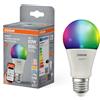 LEDVANCE Lampadina a bulbo LED E27 Osram A60 RGBW 9 W 806 lm 11,2x6 cm