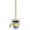 Scopino bagno a parete 11,6x35,4 cm oro spazzolato