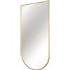 - Specchio con cornice 50x100 cm oro spazzolato