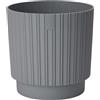 Vaso cyli petit in plastica Ø 22 cm platino