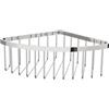 Portaoggetti doccia angolare Idrostile 202x80 mm Cromo