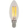 Lampadina LED candela a filamento in vetro E14 4000 K 1055 lm