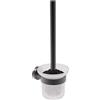 - Scopino bagno a parete 11,5x34,6 cm nero
