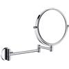 Specchio makeup con braccio di estensione 23,2x28,2 cm cromo