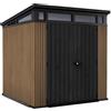 Keter Casetta da giardino Keter in plastica Pent sp 20 mm marr.chiaro 4,7 m²