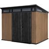 Keter Casetta da giardino Keter in plastica Pent sp 20 mm marr.chiaro 6 m²