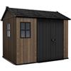 Keter Casetta da giardino Keter in plastica Apex sp 20 mm marr.scuro 5,2 m²