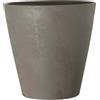 Coprivaso plastica riciclata Ø 15 cm beige scuro