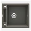 - Lavello granito magnetico 1 vasca Idrostile sifone 500x219 mm antracite