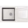 Lavello 1 vasca con gocciolatoio Idrostile Mapos 500x220 mm Alabastro