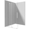 Parete doccia scorrevole Cabaiguán Idrostile 1400x1950 mm bianco