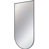 - Specchio con cornice 50x100 cm titanio