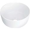 Lavabo da appoggio ceramica Segundo Frente Idrostile Bianco