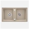 Deante Lavello 2 vasche Idrostile Martí 435x180 mm sabbia
