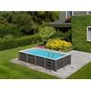 Piscina fuori terra in composite rettang Avantgarde Nova Gre 595x315 H126 cm
