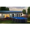 Piscina fuori terra ovale in acciaio antracite Gre 500x300 H 120 cm