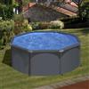Piscina fuori terra tonda in acciaio antracite Gre Ø 300 H 120 cm