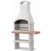 Barbecue a carbonella Palazzetti Rimini griglia 68x40 cm in cemento