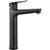 Miscelatore lavabo Nueva Paz alto nero