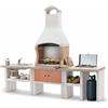 Cucina da esterno completa Ariel 270x70x237 cm