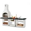 Palazzetti Cucina da esterno completa Brioni 250x70x225 cm