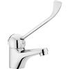Miscelatore lavabo Camagüey con leva clinica cromo H75 L130 P290 mm