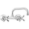 Miscelatore lavabo Loma a parete cromo