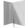 Parete doccia mobile Idrostile Coliseo 400x2000 mm cromo