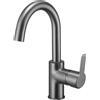 Deante Miscelatore lavabo Rodas titanio H65 L200 P385 mm