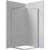 Cabina doccia quadrata Caimito Idrostile Coliseo 900x1850 mm cromo