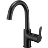 Deante Miscelatore lavabo Rodas nero H65 L200 P385 mm