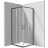 Cabina doccia Juraguá con piatto rettang Zulueta Idrostile 800x1950 mm titanio