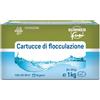 Heissner Flocculante in cartucce chiarificante acqua piscina 1 kg