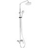 Colonna doccia con miscelatore vasca Idrostile altezza regolabile Ø210 mm cromo