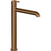 Miscelatore lavabo Limonar alto bronzo spazzolato
