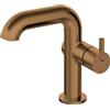 Miscelatore lavabo Limonar con bocca rettangolare bronzo spazzolato