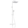Colonna doccia miscelatore vasca termostatico Idrostile oro bianco 250x250 mm