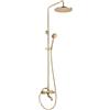 Colonna doccia vasca Idrostile collezione Madruga retro ottone Ø250 mm