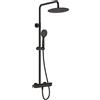 - Colonna doccia miscelatore Idrostile serie Rodas regolabile Ø250 mm nero