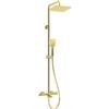 Colonna doccia con miscelatore vasca termostatico Idrostile oro 250x250 mm