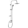 Deante Colonna doccia 1 funzione miscelatore monocomando Idrostile 200x200 mm cromo