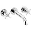 Miscelatore lavabo Madruga a incasso a parete cromo H70 L270 P270 mm