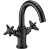 Miscelatore lavabo Madruga nero H65 L260 P380 mm
