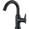 Miscelatore lavabo Madruga nero H65 L265 P375 mm