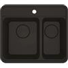 - Lavello 1 vasca e mezza Idrostile Varadero 520x229 mm nero